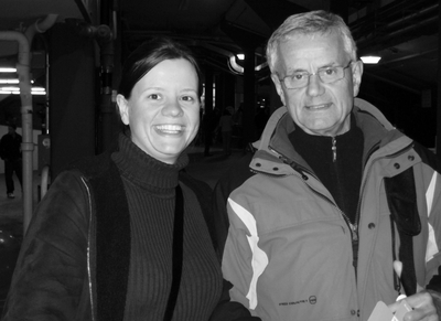 Manfred Schmidt mit Tochter Maxie