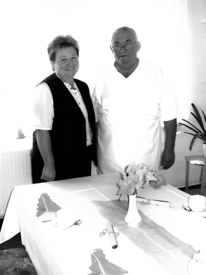 Karin Peetz mit Vater Werner Petzold