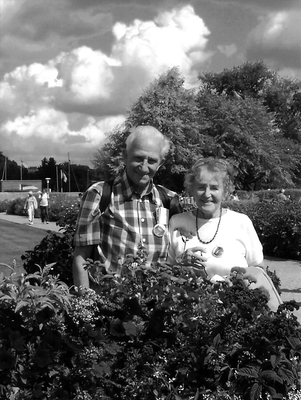 Lothar Klimas mit seiner Ehefrau Johanna