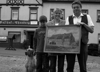 Peter Müller mit Familie