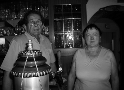 Karl Riedel mit Ehefrau Gisela