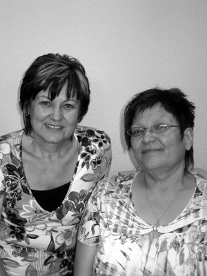 Gisela Löcher (links) und Dagmar Hauptmann