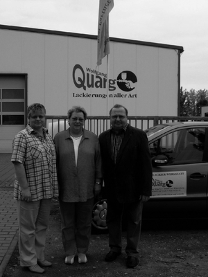 Wolfgang Quarg mit Ehefrau Ingrid und Tochter Angela