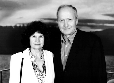 Klaus Raithel mit Ehefrau Brigitta Schramm